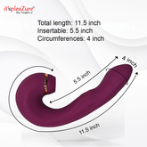 G-spot suction vibrator